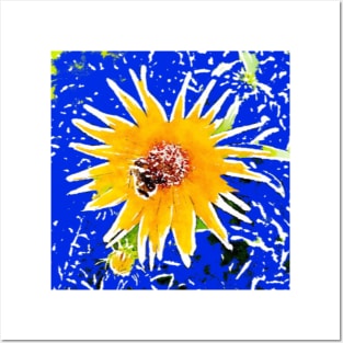 Vivid gerbera daisy pattern Posters and Art